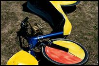 MA, Martha's Vineyard, Old M5 Recumbent Bicycle