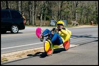 MA, Martha's Vineyard, Old M5 Recumbent Bicycle