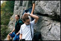 NH, White Mountains, Sebastian, Normann and a Sweaty Gunnar