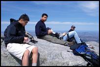 NH, Adam, Murti, Gunnar and Pavan on Mt. Monadnock