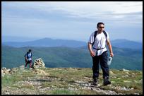 NH, Moiz and Murty reach the top of Mt. Eisenhower